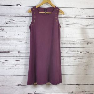 Kay Celine Suede Purple Dress, size Small